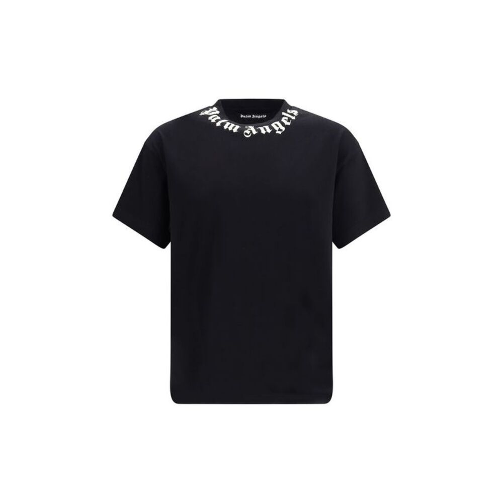 Palm Angels Black Cotton Men's T-Shirt